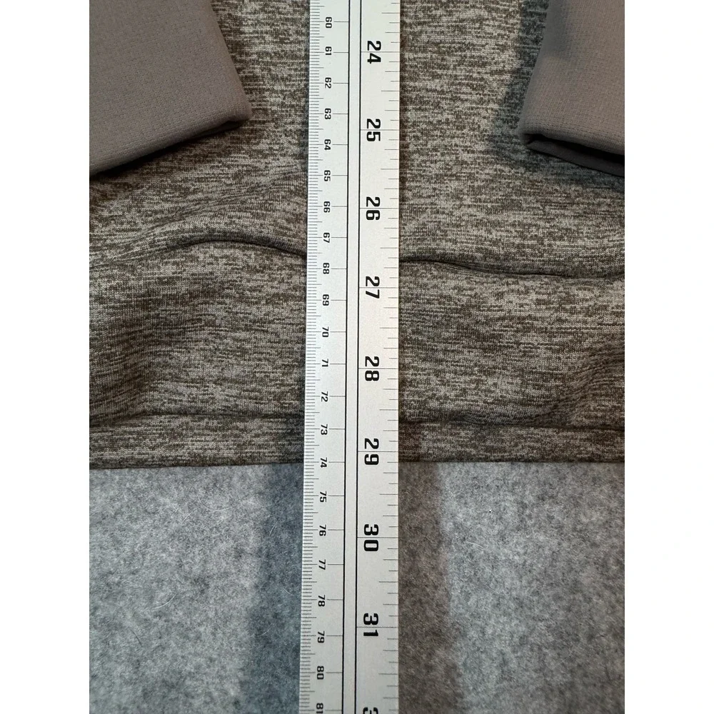 Under Armour Mens XXL 1/4 Zip Pullover Space Dye Grey Loose Fit Fleece Sweater